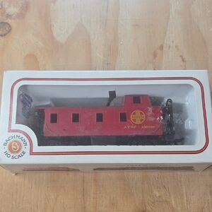 Vintage Bachmann Ho Scale Red Caboose Train Santa Fe